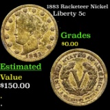 1883 Racketeer Nickel Liberty Nickel 5c Grades
