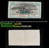 Civil War Era Boston, Hartford & Erie Railroad $35 Loan Interest Note Grades Choice AU/BU Slider