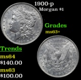 1900-p Morgan Dollar $1 Grades Select+ Unc