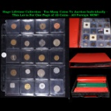 Huge Liifetime Collection - Too Many Coins To Auction Individually - This Lot is For One Page of 20