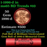 Shotgun Lincoln 1c roll, 1996-d 50 pcs Steel Strong Wrapper.