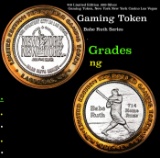 $10 Limited Edition .999 Silver Gaming Token, New York New York Casino Las Vegas Grades