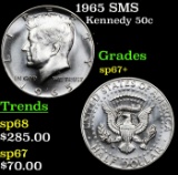 1965 SMS Kennedy Half Dollar 50c Grades sp67+