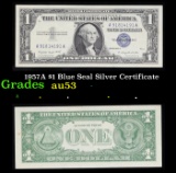 1957A $1 Blue Seal Silver Certificate Grades Select AU