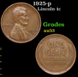 1925-p Lincoln Cent 1c Grades Select AU