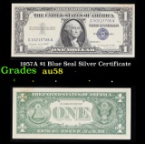 1957A $1 Blue Seal Silver Certificate Grades Choice AU/BU Slider