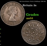 1961 Great Britain 1 Florin (2 Shillings)  KM# 906 Grades Select AU