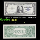 1957A $1 Blue Seal Silver Certificate Grades Select AU