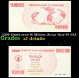 2008 Zimbabawe 10 Million Dollar Note P# 55A Grades xf