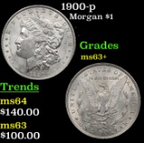 1900-p Morgan Dollar $1 Grades Select+ Unc
