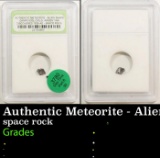 Authentic Meteorite - Alien Shape Campo Del Cielo Argentina Discovered 1576 AD Space Rock Graded BY