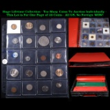 Huge Liifetime Collection - Too Many Coins To Auction Individually - This Lot is For One Page of 20