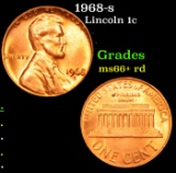 1968-s Lincoln Cent 1c Grades GEM++ RD