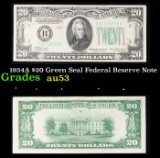 1934A $20 Green Seal Federal Reseve Note Grades Select AU