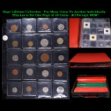 Huge Liifetime Collection - Too Many Coins To Auction Individually - This Lot is For One Page of 20