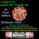 Shotgun Lincoln 1c roll, 1999-d 50 pcs Steel Strong Wrapper.