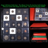 Huge Liifetime Collection - Too Many Coins To Auction Individually - This Lot is For One Page of 20