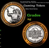 $10 Limited Edition .999 Silver Gaming Token, New York New York Casino Las Vegas Grades