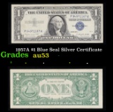 1957A $1 Blue Seal Silver Certificate Grades Select AU