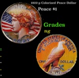 1922-p Colorized Peace Dollar Peace Dollar 1 Grades