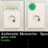 Authentic Meteorite - Space Rock North West Africa NWA Sahara Desert Find Nickel Iron Graded BY INB