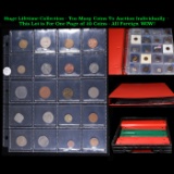 Huge Liifetime Collection - Too Many Coins To Auction Individually - This Lot is For One Page of 20