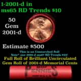 Shotgun Lincoln 1c roll, 2001-d 50 pcs Steel Strong Wrapper.