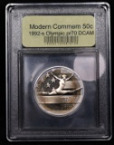 Proof 1992-s Olympic Modern Commem Half Dollar 50c Graded GEM++ Proof Deep Cameo By USCG
