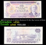 1969-1975 Canada 10 Dollars Banknote P# 88c, Sig. Lawson & Bouey Grades vf++