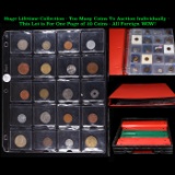 Huge Liifetime Collection - Too Many Coins To Auction Individually - This Lot is For One Page of 20