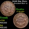 1840 Sm Date Braided Hair Large Cent 1c Grades vf details