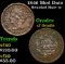 1846 Med Date Braided Hair Large Cent 1c Grades xf details