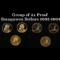 Group of 3x Proof Sacagawea Dollars 2002-2004