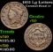 1831 Lg Letters Coronet Head Large Cent 1c Grades vf+