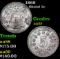 1868 Shield Nickel 5c Grades Select AU