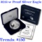 2012-W American Silver Eagle Proof Dollar In Original Box With COA $1