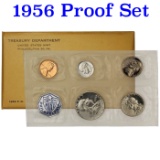 1956 United States Silver Proof Set 5 Coins