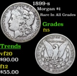 1899-s Morgan Dollar $1 Grades f+