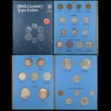 Virtually Complete Whitman 20th Century Coin Type Book, 28 Coins Total Missing Only Standing Liberty