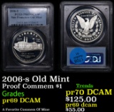 Proof PCGS 2006-s Old Mint Modern Proof Commem Dollar $1 Graded pr69 DCAM BY PCGS