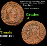 Rare!! 335-337 AD Ancient Rome Delmatius AE 3 18mm Ancient RIC 155 Grades xf