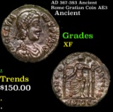 AD 367-383 Ancient Rome Gratian Coin AE3 Ancient Grades XF