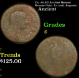 Ca. 40 AD Ancient Roman Bronze Coin, Antonia Augusta Ancient Grades g