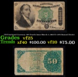 US Fractional Currency 50¢ Fourth Issue March 3, 1863 Fr-1379 Samuel Dexter Grades vf+