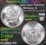 ***Auction Highlight*** 1904-o Morgan Dollar Near TOP POP! $1 Graded ms67 By SEGS (fc)