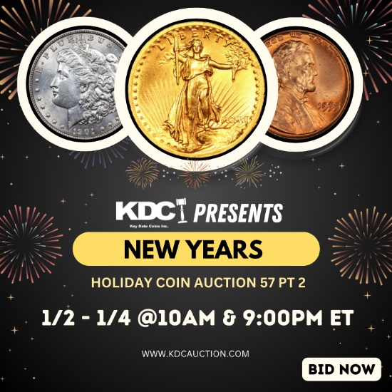 Key Date Coins New Years Holiday Auction 57 pt 2