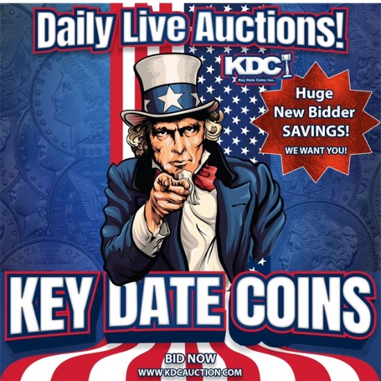 Key Date Coins Spectacular Timed Auction 58 pt 1