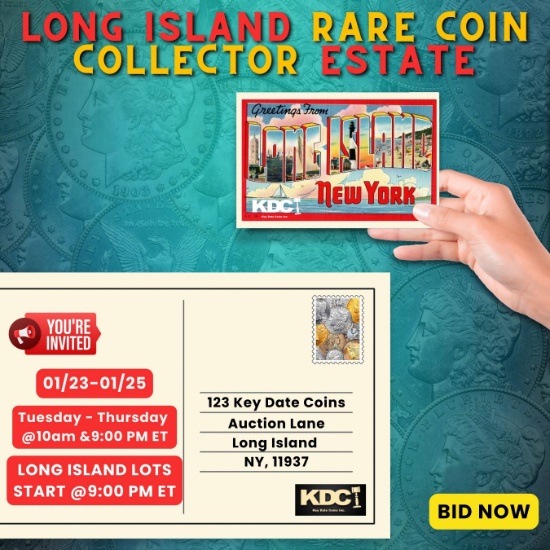 Key Date Coins Auction Catalog Huge Long Island Rare Coin Collector