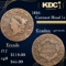 1816 Coronet Head Large Cent 1c Grades vg+ details