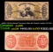 1860's US Fractional Currency Note 50c Seated Justice Fr-1343 Grades Choice AU